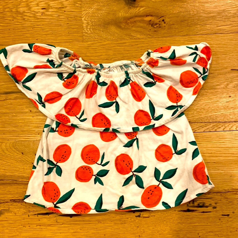 Zara oranges top
